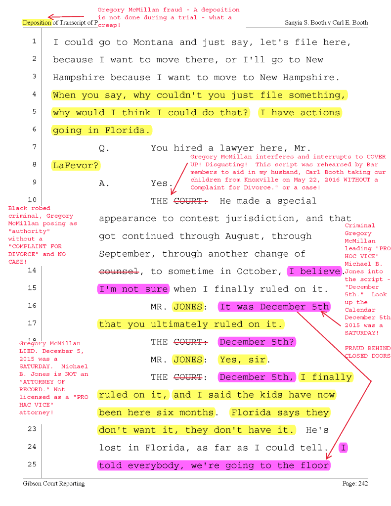 Knox County Fourth Circuit Court, 400 Main Street, Knoxville, Tennessee, Clerk of Criminal Court, Mike Hammond, Judge of 4th Circuit Court Division IV, Judge Greg McMillan, LaFevor and Slaughter, Gay Street