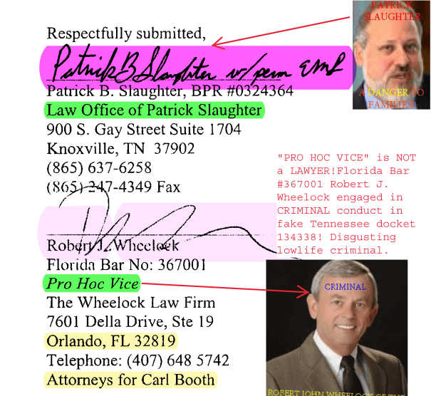 Robert Wheelock of the Wheelock Law Firm, LLC  EXPOSED!