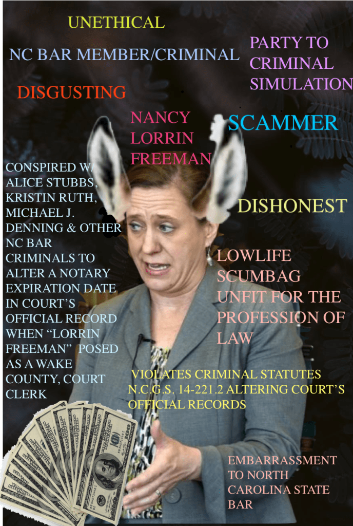 Nancy Lorrin Freeman WAKE COUNTY DISTRICT ATTORNEY