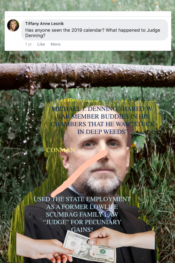 Judge Michael Denning EXPOSED IN 12 CVD 16148 AND 13 CVD 31 CRIME AND CORRUPTION