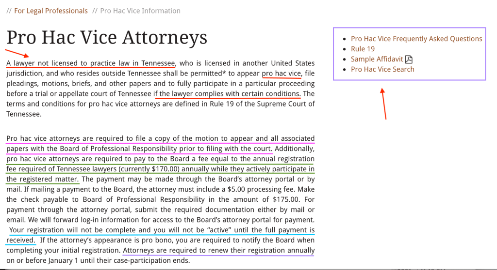 BOARD OF PROFESSIONAL RESPONSIBILITY TENNESSEE