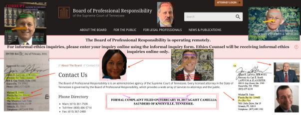 TENNESSEE BOARD OF PROFESSIONAL RESPONSIBILITY AND Supreme Court RULE 19