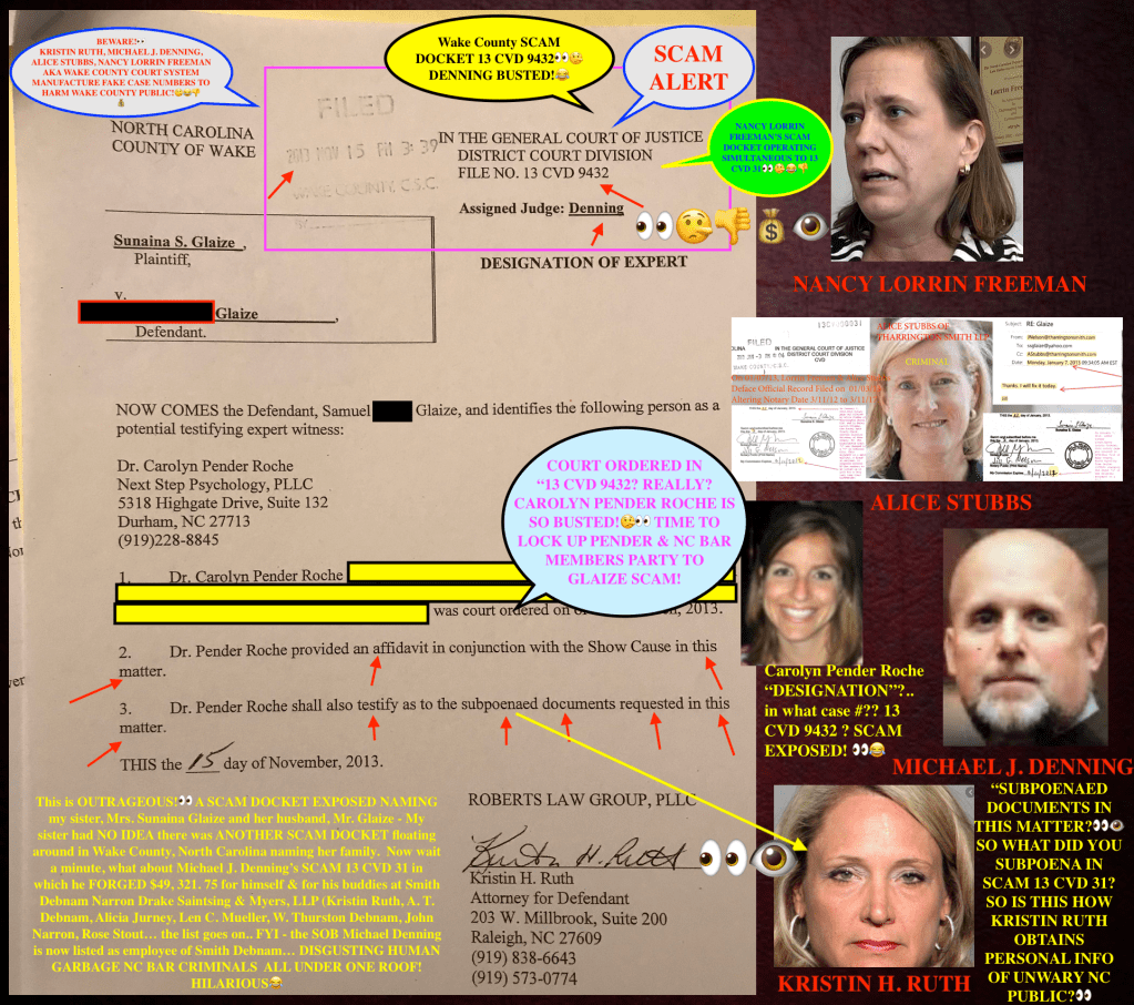 Tharrington Smith, LLP, Michael J. Denning, Kristin Holmquist Ruth, Carolyn Pender Roche, Nancy Lorrin Freeman EXPOSED