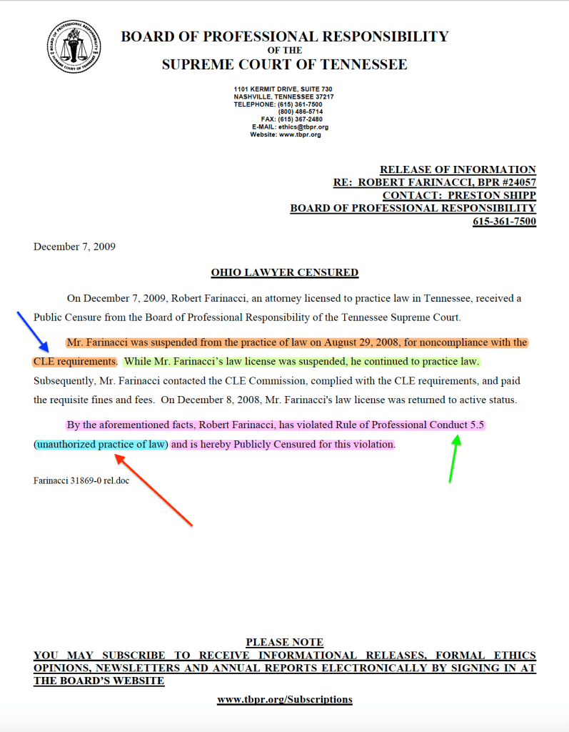 Judge Gregory McMillan of Knox County Fourth Circuit Court Division IV engages in UNAUTHORIZED PRACTICE OF LAW - aids others violate Rule 5.5.