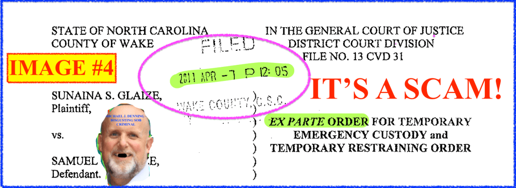 WAKE COUNTY DISTRICT COURT - FAMILY COURT, RALEIGH, NC, SMITH DEBNAM NARRON DRAKE SAINTSING AND MYERS, LLP, THARRINGTON SMITH, LLP INVOLVED IN SCAMS