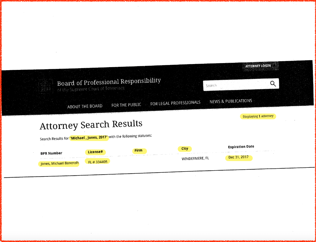 Knox County 4th Circuit Court - Division IV - LaFevor and Slaughter, Justice Noel & Burks, Tarpy Cox Fleishman & Leveille, Sexton Law Firm, Camellia S. Saunders, Wheelock Law Firm, LLC and others engage in UNLICENSED PRACTICE OF LAW - violate Rules of Professional Conduct 8.4 - Gregory S. McMillan Circuit Court Judge EXPOSED