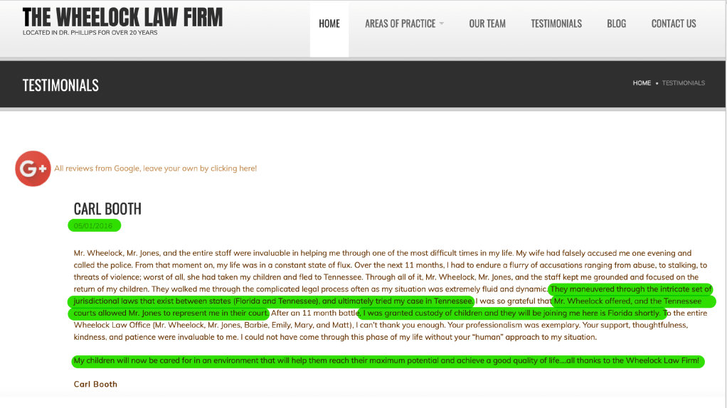 Wheelock Law Firm, LLC, Michael B. Jones and David Diaz of Mount Dora engage in UNAUTHORIZED PRACTICE OF LAW